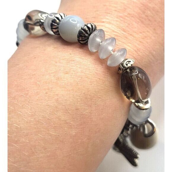 Artisan Beach Cowrie Shell and Starfish Bohemian Bracelet 6.5in - Picture 4 of 5